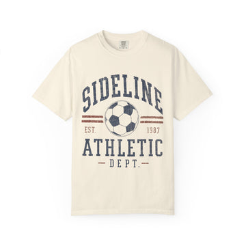 Sideline Athletic Dept Soccer Shirt | Vintage Soccer  Mom Graphic Tee
