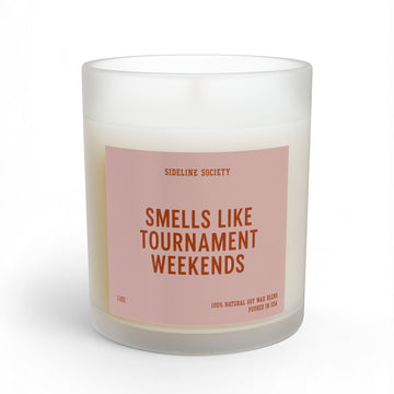 Smells Like Tournament Weekends Soy Candle | Sports Mom Gift | 11 oz Scented Soy Candle