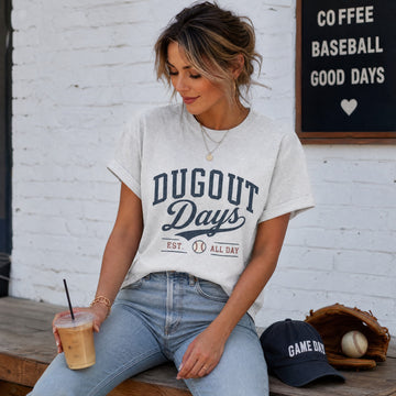 Dugout Days Baseball T-Shirt