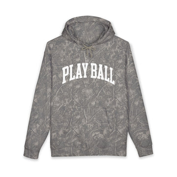 Play Ball Hoodie | Vintage Camo Baseball Pullover