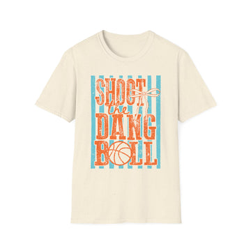 Shoot The Dang Ball Tee | Vintage Basketball Graphic Shirt
