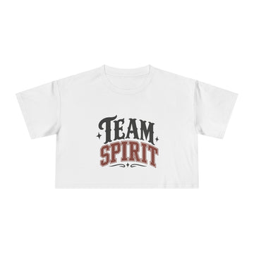 Team Spirit Crop Tee | Women's Cheer & Game Day Top