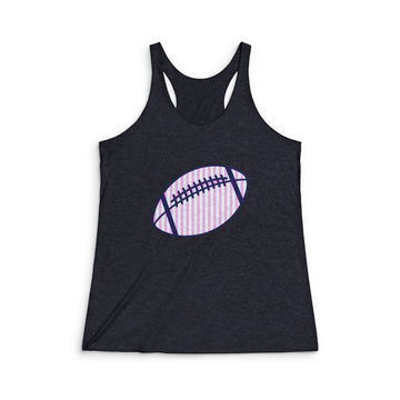 Football Racerback Tank | Women's Football Graphic Tank Top
