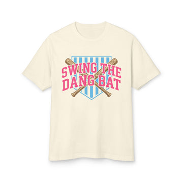 Swing the Dang Bat Vintage Baseball Tee | Retro Softball Graphic Shirt