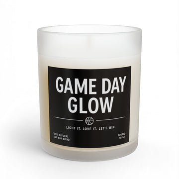 Game Day Glow Basketball Soy Candle | Basketball Fan Gift | 11 oz Scented Soy Candle