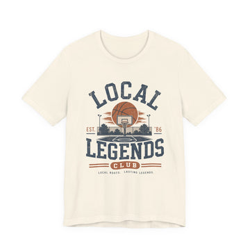 Local Legends Club Basketball Shirt | Vintage Retro Basketball Graphic Tee