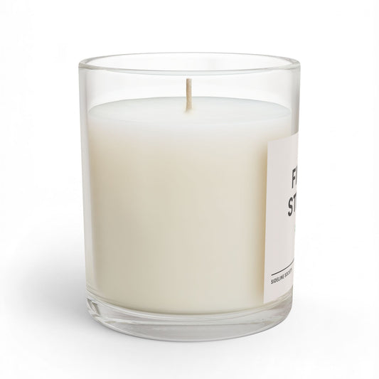 Finish Strong Glass Candle — Motivational Scented Candle for Runners (11 oz)