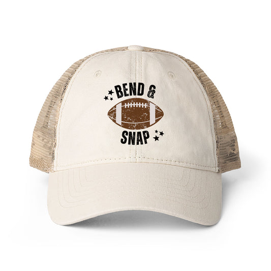 Bend & Snap Trucker Hat | Football Mom Mesh Back Cap