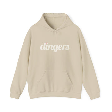 Dingers Hoodie | Minimalist Baseball Graphic Hoodie