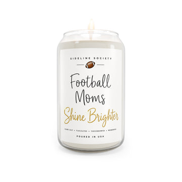 Football Moms Burn Brighter Soy Candle,  13.75 oz