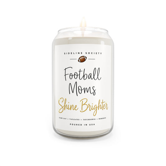Football Moms Burn Brighter Soy Candle,  13.75 oz