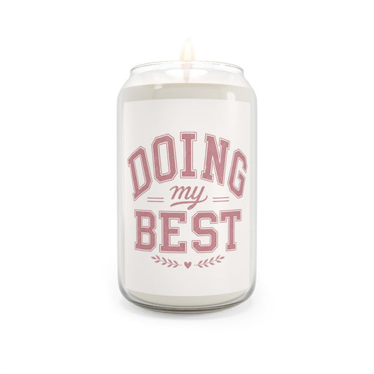 Doing My Best Hand-Poured Soy Candle, 13.75 oz