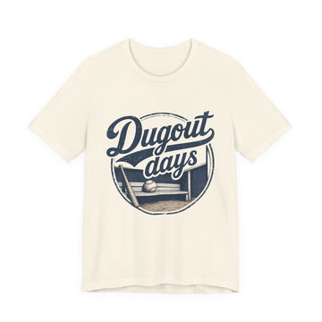 Dugout Days Baseball Shirt | Vintage Retro Baseball Graphic Tee
