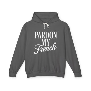 Pardon My French Hoodie | Funny Minimalist Vintage Sweatshirt