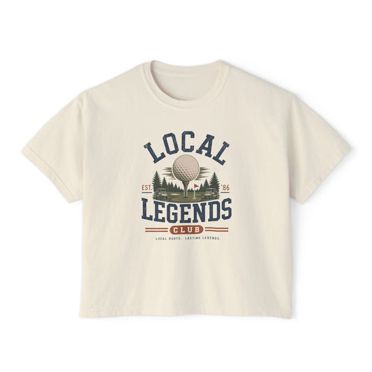 Local Legends Club Golf Shirt | Vintage Golf Graphic Oversized Boxy T-Shirt
