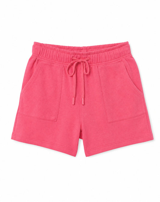 Cotton Drawstring Lounge Shorts | Relaxed Sports Mom Everyday Shorts