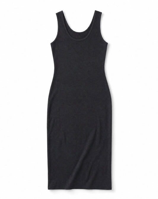 Premium Cotton Sleeveless Midi Dress | Effortless Sports Mom Everyday Dress