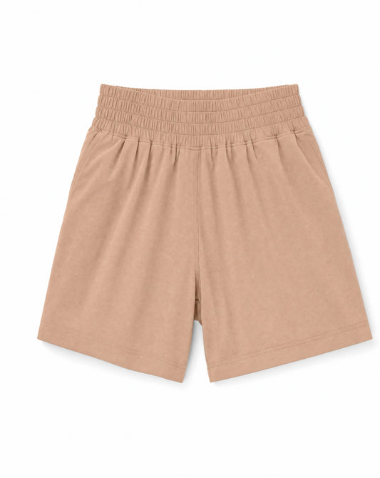 Lightweight Woven Lounge Shorts | Elevated Sports Mom Everyday Shorts