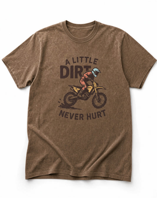 Little Dirt Never Hurt Motocross Tee