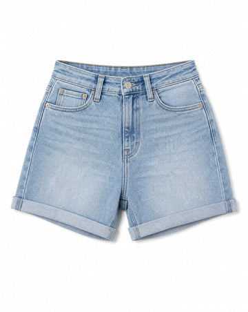 Judy Blue High Waisted Slim Denim Shorts | Everyday Light Wash Summer Shorts