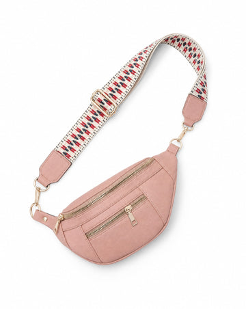Fame PU Leather Crossbody Belt Bag | Everyday Convertible Sling Bag