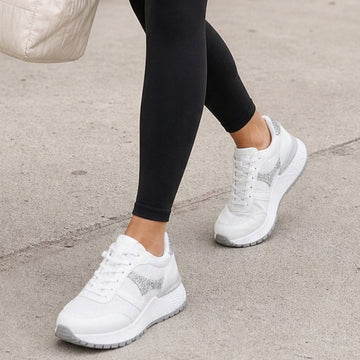 Tapers Glitter Detail Chunky Casual Platform Sneakers