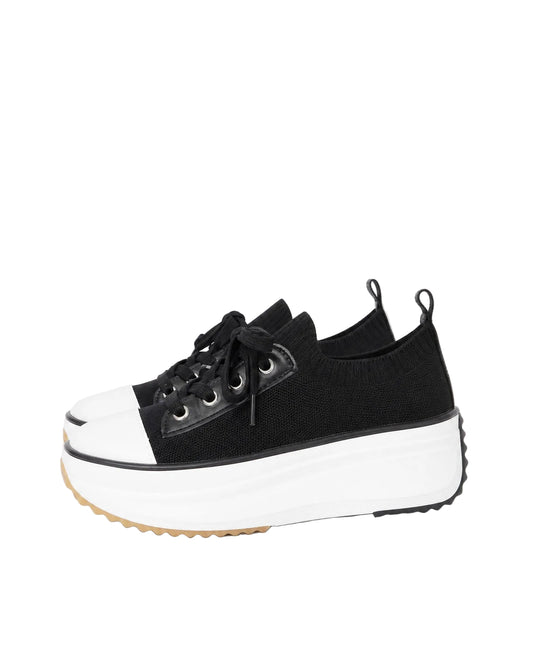 Summer Knitted Breathable Sneakers Women's Platform Casual Sneakers