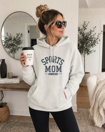 Sports Mom Vintage Athletic Hoodie