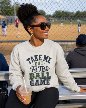 Take Me Out to the Ball Game Crewneck Sweatshirt