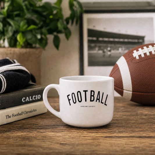 Football Mom Ceramic Oversized Game Day Coffee, 25oz