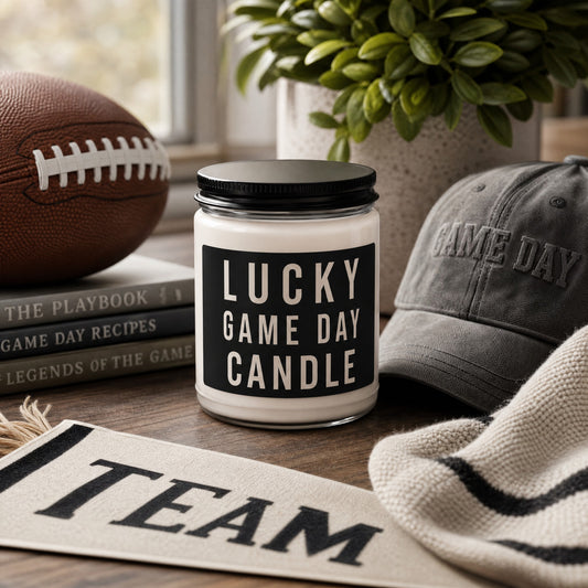 Lucky Game Day Vibes Soy Scented Candle, 9 oz